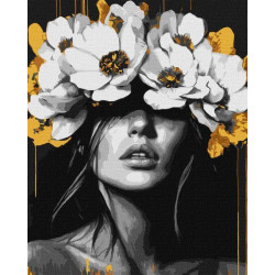 Набір для розпису по номерах "Пелюсткова гармонія" 40х50см