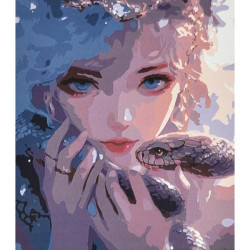 Набір для розпису по номерах Магія і небезпека Strateg розміром 40х50 см (VA-4625)