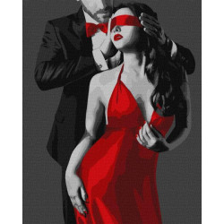 Набір для розпису по номерах "Колір пристрасті" 40х50см