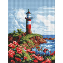 Набір з алмазною мозаїкою "Мальовничий край" 30x40см