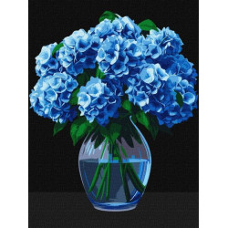 Набір для розпису по номерах "Букет гортензій" 30х40см
