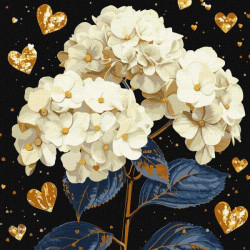 Набір для розпису по номерах. "Чудові квіти" 40х40см