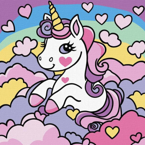 Набір для розпису по номерах для дітей 