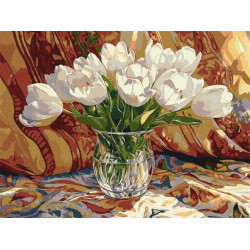 Набір для розпису по номерах "Тюльпановий спокій" 30х40см