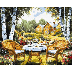 Набір для розпису по номерах "Дача мрії" 40х50см