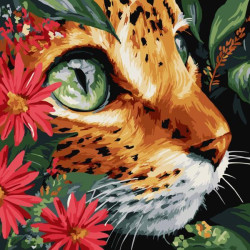 Набір для розпису по номерах "Бездонні очі" 40х40см