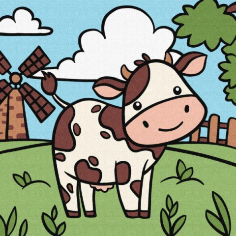 Набір для розпису по номерах  для дітей 