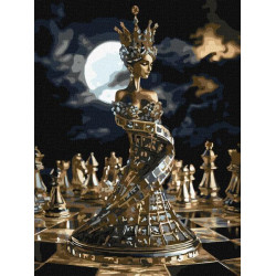 Набір для розпису по номерах "Хід королеви" 30х40см