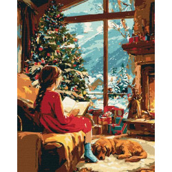 Набір для розпису по номерах "В очікуванні дива" 40х50см