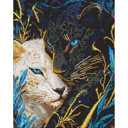 Набір з алмазною мозаїкою "Інь ян" 40х50см