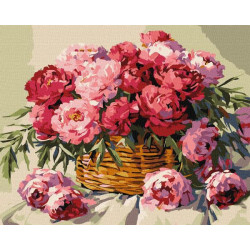 Набір для розпису по номерах "Мелодія цвітіння" 40x50см