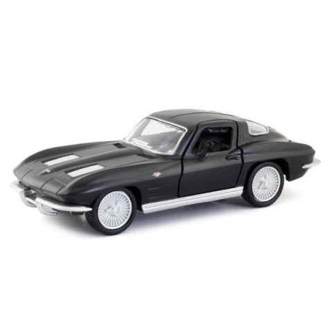 Автомодель - CHEVROLET CORVETTE SPLIT WINDOW 1963 (матовий чорний)