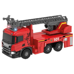 Автомодель серії "Super Big Truck" – ПОЖЕЖНА МАШИНА SCANIA (світло, звук, функ. води)