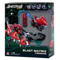 Ігровий набір SCREECHERS WILD! S5 L2 – ФАЙЕРМЕН (запускач-бластер, машинка-трансформер L2)