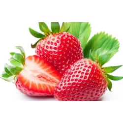 Алмазная мозаика по номерам 30*40 "Клубника" карт уп. (холст на раме)