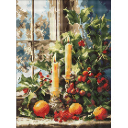 Набір з алмазною мозаїкою "Чарівність тихих моментів" 30х40см