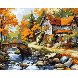 Набір для розпису по номерах. "Гармонія природи" 40х50см