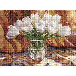 Набір з алмазною мозаїкою "Тюльпановий спокій" 30х40см