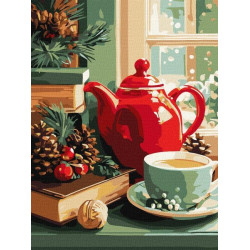 Набір для розпису по номерах "Затишний натюрморт" 30х40см