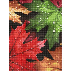 Набір з алмазною мозаїкою "Осіння роса" 30х40см