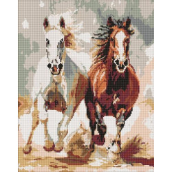 Набір з алмазною мозаїкою "Чуттєвий забіг" 40х50см