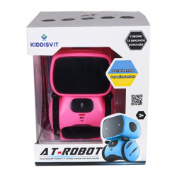 Інтерактивний робот з голосовим керуванням - AT-ROBOT (рожевий, озвуч.укр.)