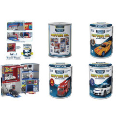 Ігровий набір MOTOR OIL - АВТОСЕРВІС З МІНІМОДЕЛЛЮ ЗМІНИ КОЛІР (в асорт.)