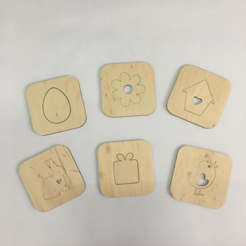 Набор эко-трафаретов для детского светового стола, песочного планшета. комплект 6 шт арт: SB-1135490474