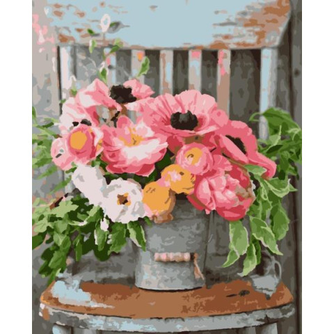 Картина за номерами Квіти. Фарби літа, 50х60см, в термопакеті, Artissimo (PNX8770)