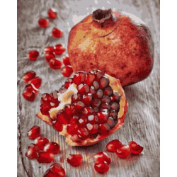 Картина за номерами Натюрморти. Гранати, 40х50см, в термопакеті, Artissimo (PN4283)