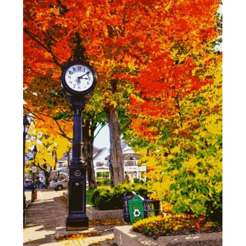 Картина за номерами Міста. Золота осінь, 50х60см, в термопакеті, Artissimo (PNX0731)