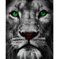 Картина по номерам Животные. Царский взгляд, 40х50см, в термопакете, Artissimo (PN4230)