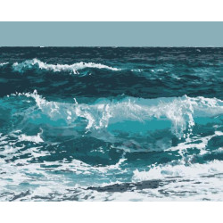 Картина по номерам Морская. Воспоминания о море, 40х50см, в термопакете, Artissimo (PN2884)