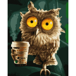 Картина по номерам Животные. Утренний кофе, 40х50см, в термопакете, Artissimo (PN5454)