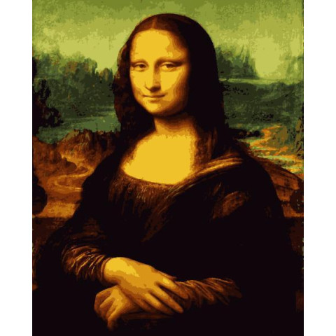 Картина за номерами Люди. Джоконда, 40х50см, в термопакеті, Artissimo (PN7555)