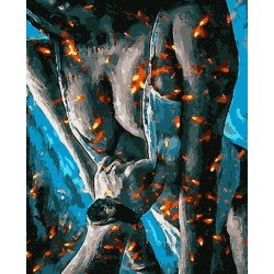 Картина за номерами Любов. HOT!!!, 40х50см, в термопакеті, Artissimo (PN4440)