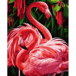 Картина за номерами Тварини. Фламінго, 40х50см, в термопакеті, Artissimo (PN5740)