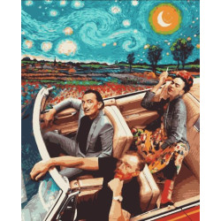 Картина за номерами Люди. Фріда, Вінсент, Сальвадор, 40х50см, в термопакеті, Artissimo (PN7508)