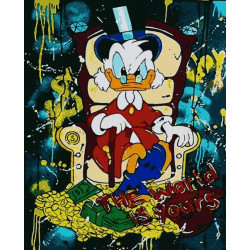 Картина по номерам Животные. Скрудж Макдак, 40х50см, в термопакете, Artissimo (PN2010)