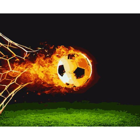 Картина за номерами Абстракція. ГОЛ!, 50х60см, в термопакеті, Artissimo (PNХ1450)