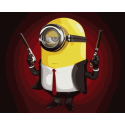 Картина за номерами Супергерої. Міньон 007, 40х50см, в термопакеті, Artissimo (PN2035)