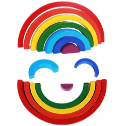 Пирамидка HEGA Радуга 7 цветов арт: HG-391419204