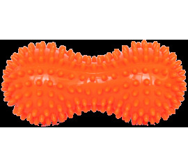 Двойной массажный мяч с шипами 7x15 см, Ortek (10010)