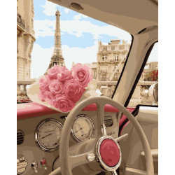 Картина за номерами Міста. Прогулянка Парижем, 40х50см, в термопакеті, Artissimo (PN3802)