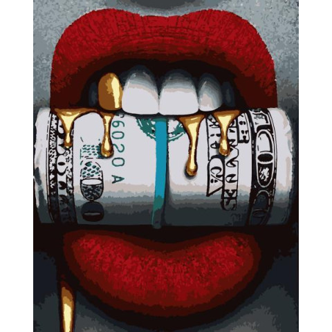 Картина за номерами Поп-арт. Greedy, 40х50см, в термопакеті, Artissimo (PN1313)