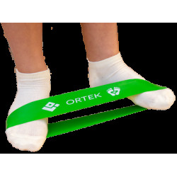 Фітнес гумка для тренування стоп Ortek 25 см, Олви (10187) арт: ORT-10187