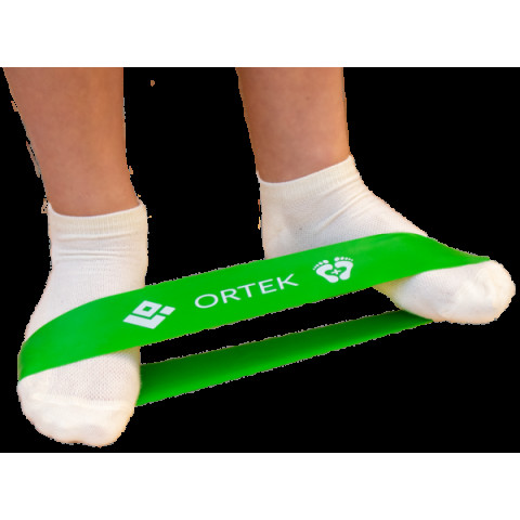 Фітнес гумка для тренування стоп Ortek 25 см, Олви (10187) арт: ORT-10187