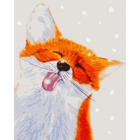 Картина за номерами Тварини. Лисеня, 40х50см, в термопакеті, Artissimo (PN9361)