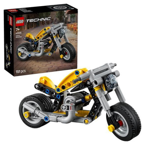Конструктор LEGO Technic  Жовтий мотоцикл 151 Деталь  (42225)