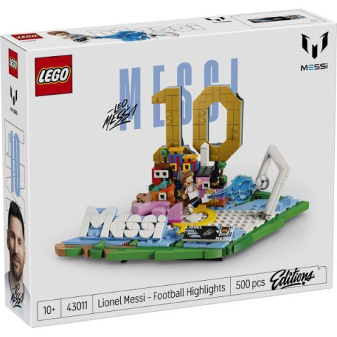 Конструктор LEGO® Editions Ліонель Мессі — найкращі моменти футбольних матчів, 500 деталей (43011)